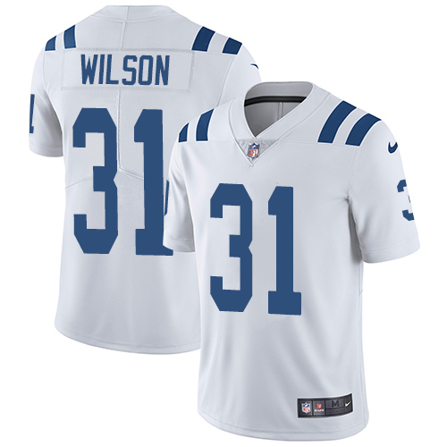 Indianapolis Colts 31 Limited Quincy Wilson White Nike NFL Road Youth Vapor Untouchable jerseys
